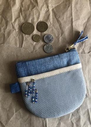 Оригінальні джинсові чохольчики для монеток , гаманці5 фото
