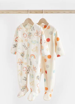 Дитячий чоловічок флісовий комбінезон теплий сліп р. 80-86