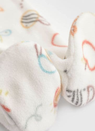 Детский человечек флисовый комбинезон теплый слип р. 80-862 фото
