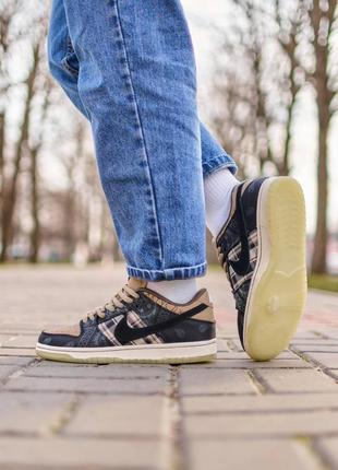 Унисекс nike sb dunk low x travis scott cactus jack brown