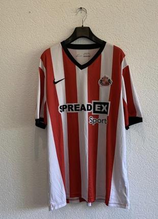 Nike sunderland soccer jersey футболка футболка найк striped team shirt