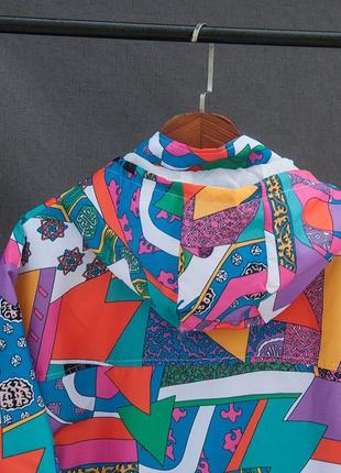 Geisha pattern men's jacket/ harajuku японські укііо е барвисті пэчворк куртка чоловіки хіп-хоп знім4 фото