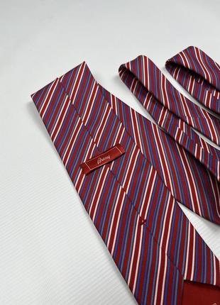 Чоловіча краватка галстук brioni в смужку6 фото