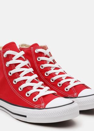 Кеды женские converse all star red, красные ♥️🔥5 фото