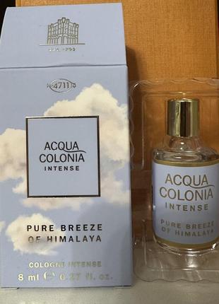 Чистый бриз гималаи, maurer &amp; wirtz 4711 acqua colonia intense pure breeze of himalaya 8 мл