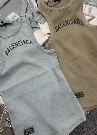 Майка в стиле balenciaga