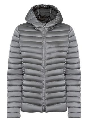 Куртка демисезонная водоотталкивающая и ветрозащитная для женщины esmara 357760 s серый