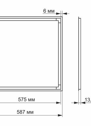 Led панель art videx 40w 4100k vl-pa404w 256423 фото