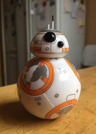 Іграшка робот bb 8, робот-неваляшка, зоряні війни, star wars 8.5 см7 фото