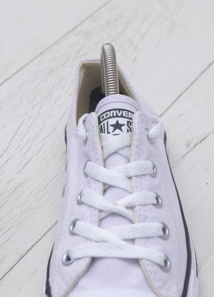 Converse кеды р. 38, сиреневого цвета шикарные брендовые кеды кроссовки трендовые и стильные4 фото
