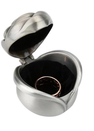 Металлическая шкатулка resteq для хранения ювелирных изделий. подарочная упаковка для...