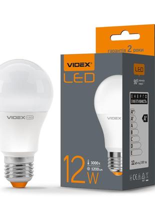 Led лампа videx a60e 12w e27 3000k 23650