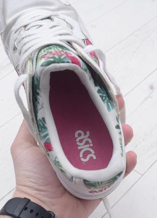 Asics gel lite 5 шикарные удобные и стильные белые кроссовки с пальмами от топового бренда р. 387 фото
