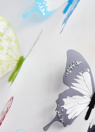 Різнокольорові метелики на стіні. набір різнокольорових метеликів. декоративні метелики. 3d метелик наклейки. метелики для декору7 фото