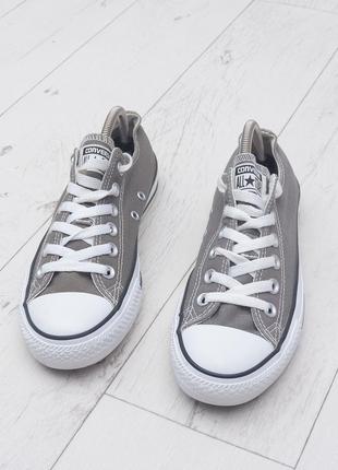 Converse кеди р. 38, сірого кольору шикарні брендові кеди кросівки трендові та стильні3 фото