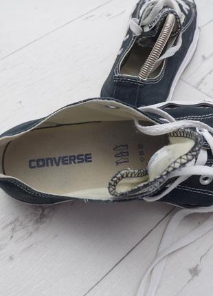 Converse кеды р. 39, черного цвета шикарные брендовые кеды кроссовки трендовые и стильные7 фото