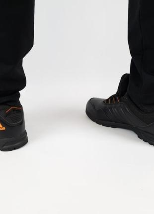 Кросівки чоловічі весна осінь чорні з помаранчевим adidas terrex. чоловіче взуття чорне адідас терекс на весну3 фото