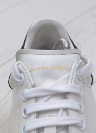 Alexander mcqueen стильные кеды сникерсы кроссовки белые кожаные р.40 потолка 25 см2 фото
