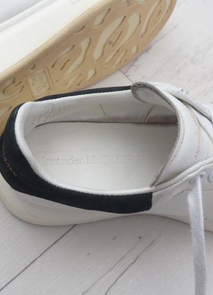 Alexander mcqueen стильні кеди снікерси кросовки білі шкіряні р.40 стелька 25 см7 фото