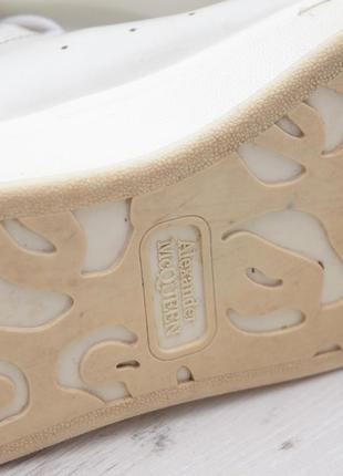 Alexander mcqueen стильні кеди снікерси кросовки білі шкіряні р.40 стелька 25 см10 фото