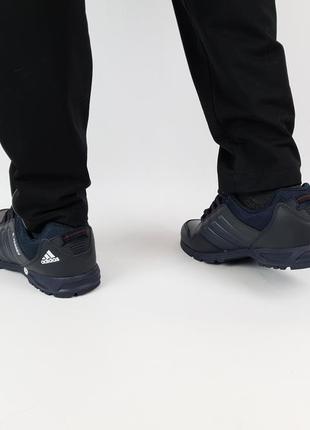 Кросівки чоловічі весна осінь темно сині adidas terrex. чоловіче взуття сині адідас терекс на весну3 фото