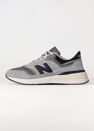 Кроссовки new balance 997 black / haki (нев балланты)1 фото