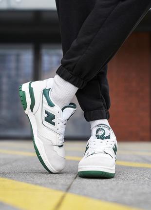 Кроссовки new balance 550 white purpl ( нев балланты)6 фото