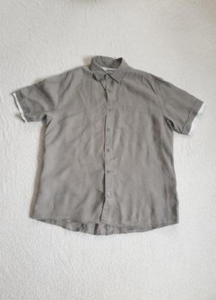 Рубашка мужская льняная