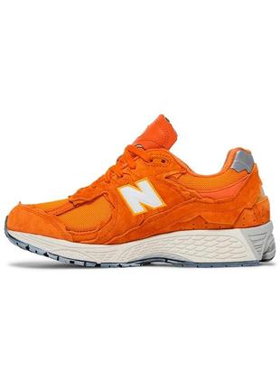 Кроссовки  new balance 2002r protection orange ( нев балланты)1 фото