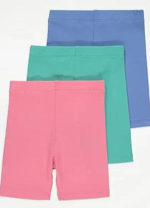 Велосипедки для дівчинки різнобарвні george 80/86см