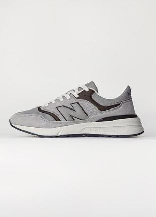 Кроссовки new balance 997 gray/brown (нев балланты)2 фото