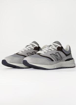 Кроссовки new balance 997 gray/brown (нев балланты)4 фото