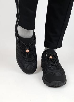Кроссовки термо спортивные мужские черные merrell ice cup. удобная зимняя обувь на каждый день мерелл айс кап6 фото
