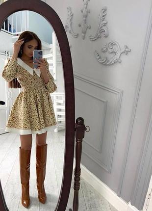 Сукня з коміром 3