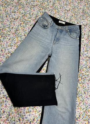 Двухцветные джинсы2 фото