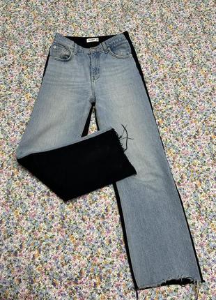 Двухцветные джинсы5 фото