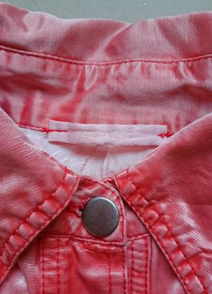 Вінтажна кроп атласна джинсова куртка antonio gaudi. в хорошому стані4 фото