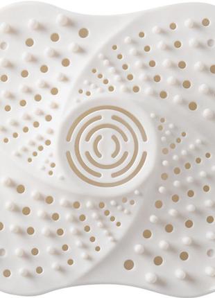 Уловлювач волосся колір білий для душу, ванної, раковини. ситечко для ванної. фільтр для зливу душу