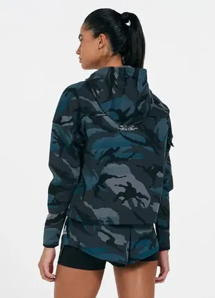 Світшот adidas women's zne hoodie camo gray teal gm46382 фото