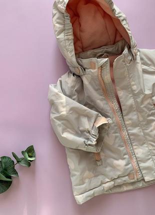 Утепленная водонепроницаемая куртка от h&amp;m 🤍2 фото