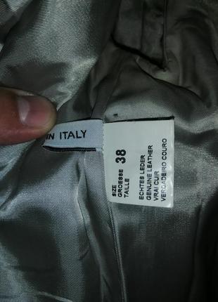 Кожаная куртка италия3 фото