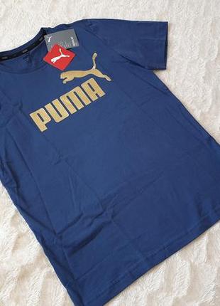 Puma ess+ metallic logo чоловіча футболка р. s4 фото
