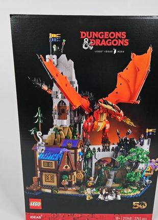 Конструктор lego ideas 21348 dungeons and dragons red dragons tale підземелля та дракони: казка червоного дракона