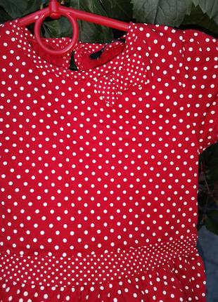 Червоне плаття на дівчинку 4-5років4 фото