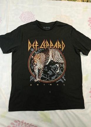 Вінтажний  мерч,футболка легендарного рок гурту def leppard, деф леппард