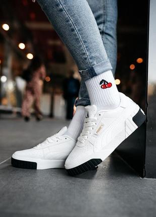 Кросівки puma cali white black кросівки