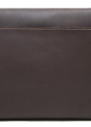 Сумка чоловіча горизонтальна на плече vintage 20007 коричнева2 фото