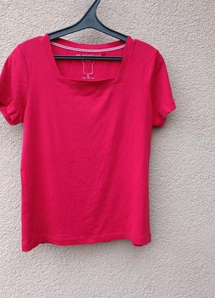 Красная футболка bm essentials 100% cotton