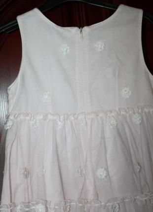Нарядное платье девочку 5-6 лет, кружево италия9 фото