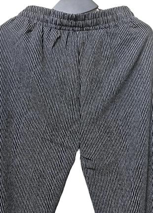 Шонські штани легкі в смужку6 фото
